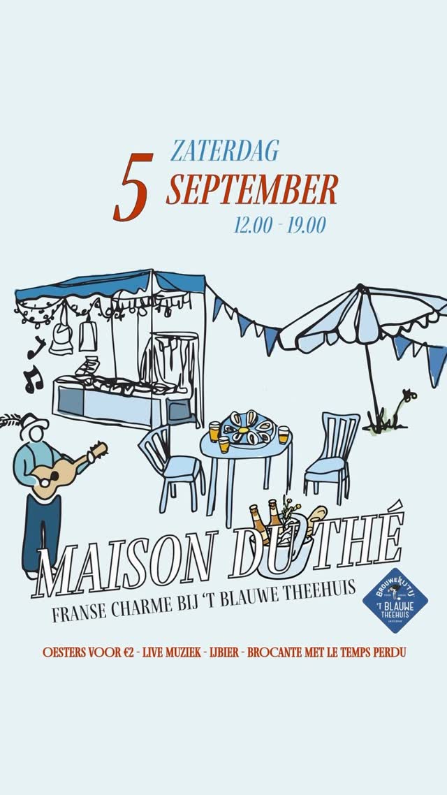 Een Franse middag bij ’t Blauwe Theehuis
