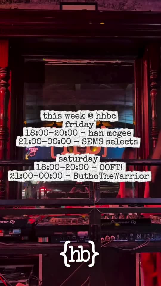 this week @ hhbc