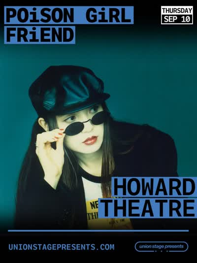 Don’t miss @poison_girl_friend_official Thursday September 10 at The Howard Theatre! Tickets are on sale now, get yours at the link in bio ⬆️