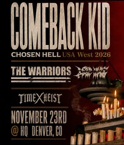 JUST ANNOUNCED!! This banger hits HQ on November 23rd and tickets go on sale Friday August 28th @ 10am! LFG!! #comebackkid