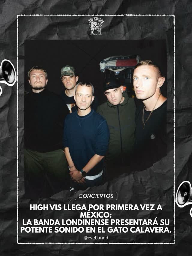 ¡Buenas noticias para la escena! La banda británica High Vis pisará suelo mexicano por primera vez.