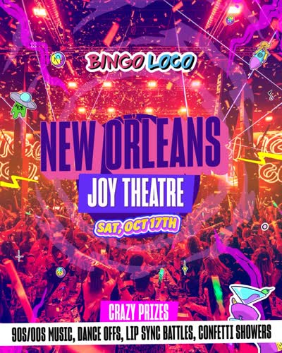 Bingo Loco New Orleans Joy Theatre