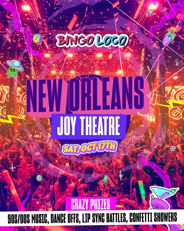 Bingo Loco New Orleans Joy Theatre
