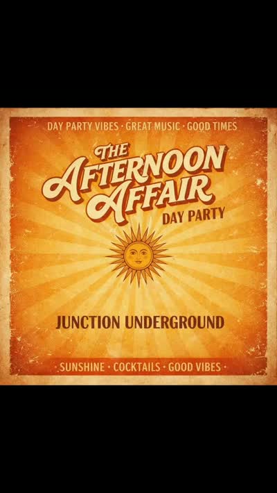 SAT SEPT 5TH IS THE AFTERNOON AFFAIR — VIDEO DANCE PARTY