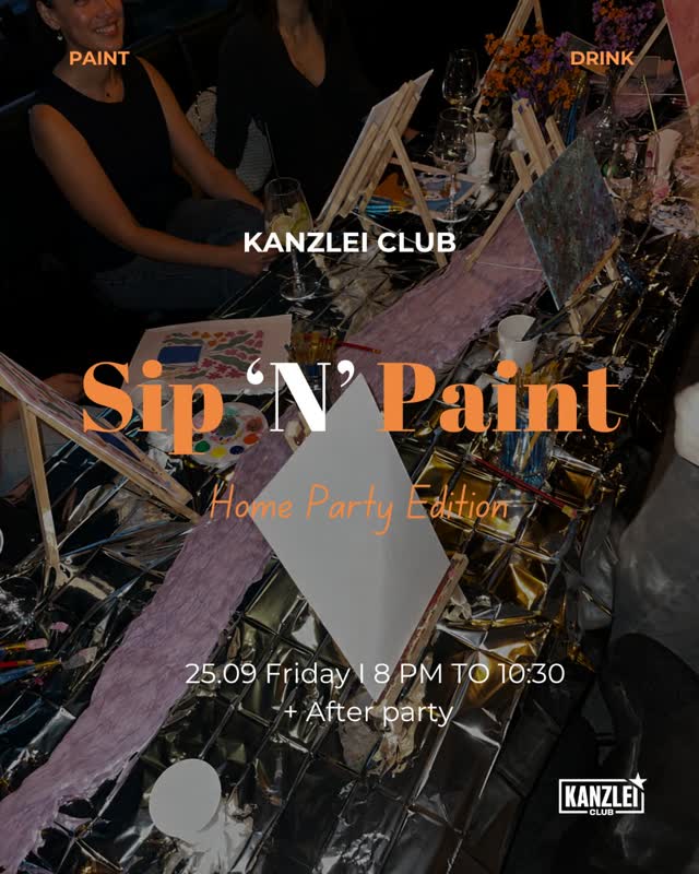 Sip N’ Paint meets Homeparty
