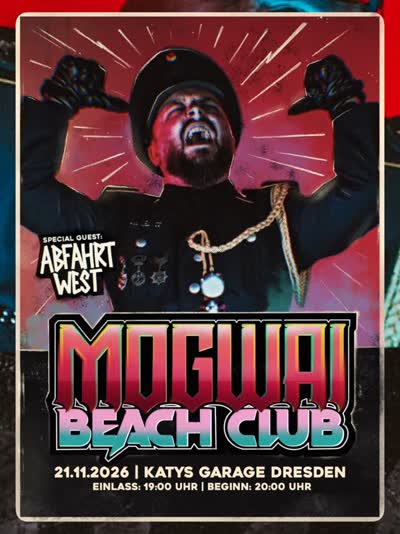 Was ist das für ein Name? Was trägt dieser Mann auf dem Plakat? Und was zur Hölle sind die Superloverspacecowboys?