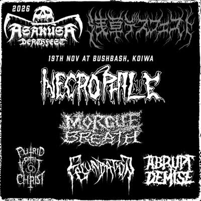 ASAKUSA DEATH FEST 2026 -浅草デスフェスト 2026-