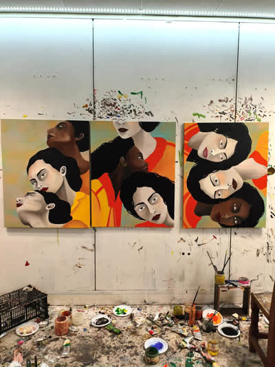 BERLIN ART WEEK OPENING - THE LAST ONES AWAKE by Rebecca Brodskis with performance by Aurora