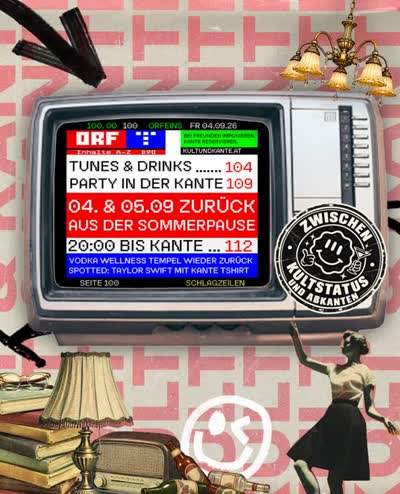 TUNES & DRINKS / PARTY IN DER KANTE