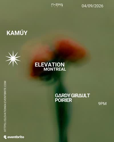 Montréal, On se retrouve le 4 septembre accompagné de mon pote @poiriersound au Kamúy pour écrire un nouveau chapitre ensemble.