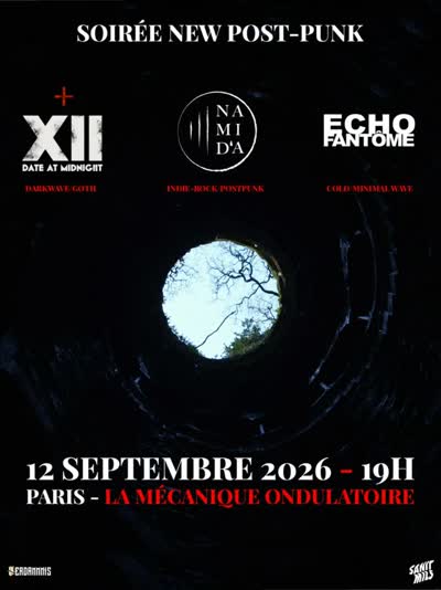 J-15 avant le concert ! Echo Fantôme rejoint l’affiche en remplacement de Lifeless Past aux côtés de Date At Midnight et NAMiD’A.