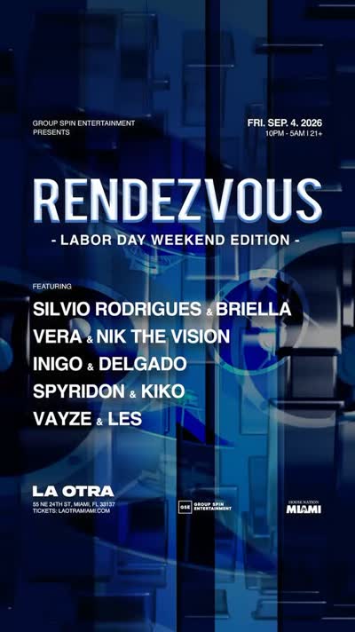 RENDEZVOUS: Labor Day Weekend Edition