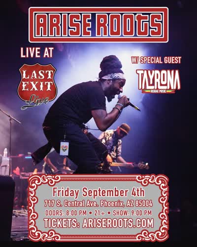 Arise Roots Show featuring Tayrona Reggae
