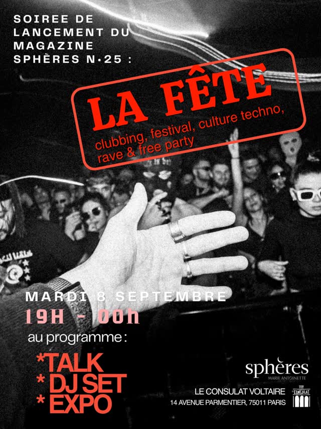 Sphères n°25 sortie : Talk, expo, et un DJ set par @remrem_x de @planeteboumboum