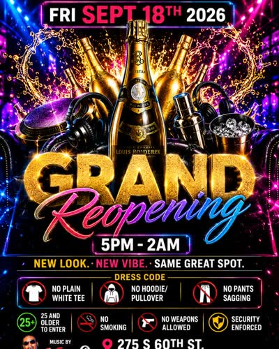 COME CELEBRATE WITH US FOR OUR GRAND REOPENING!