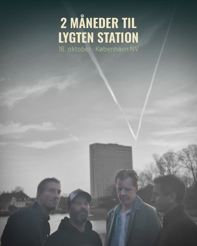 To måneder til vi indtager Lygten Station. Billetterne er i salg — link i bio.