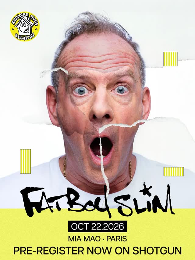 [CONCERT] Jeudi 22 octobre, Mia Mao accueille Fatboy Slim et Southern Fried Records