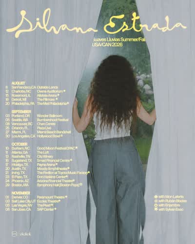 Suaves Lluvias Summer/Fall USA/CAN 2026 tour