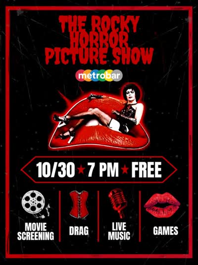 ROCKY HORROR PICTURE SHOW Screening & Live Drag Performance