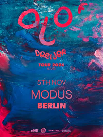 Olof Dreijer Solo Live Tour