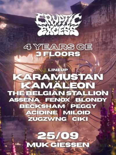 CRYPTIC EXCESS - 4 YEARS ANNIVERSARY & ONE LAST DANCE