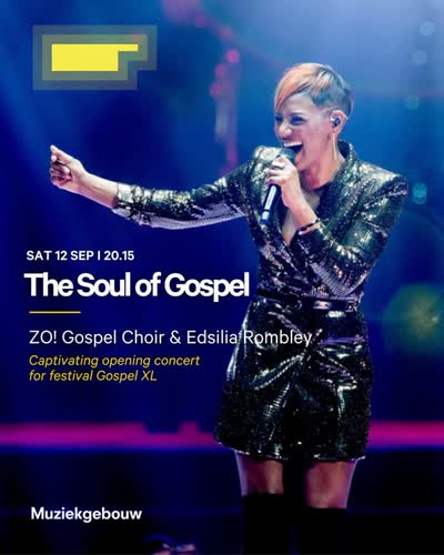 ZO! Gospel Choir and Edsilia Rombley bring gospel’s soul and power to Muziekgebouw aan ’t IJ