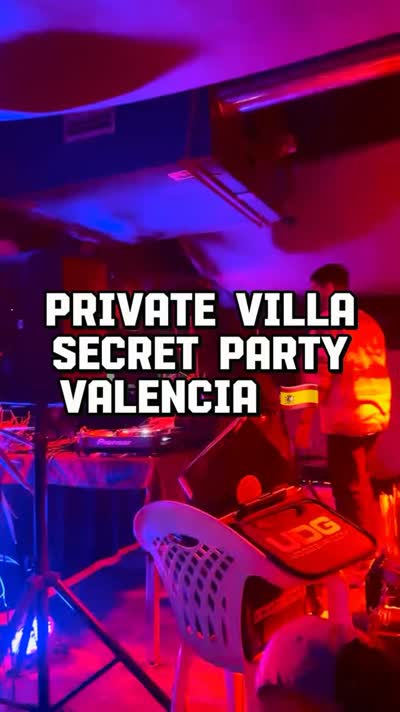Secret party in a private villa