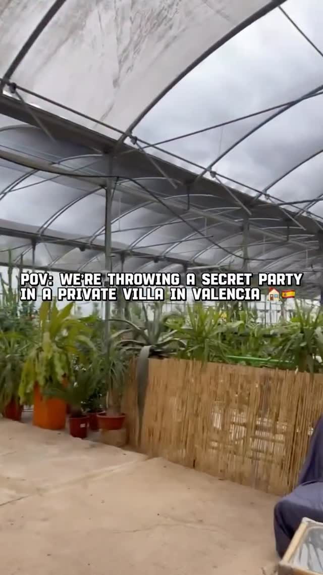 Secret party in a private villa in Valencia