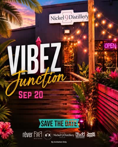 The vibes are coming back! @vibezjunction returns for another Sunday of good people, great music, cocktails, food & plenty limin’.