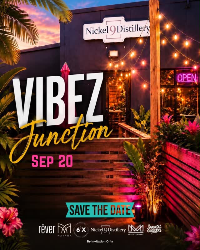 The vibes are coming back! @vibezjunction returns for another Sunday of good people, great music, cocktails, food & plenty limin’.