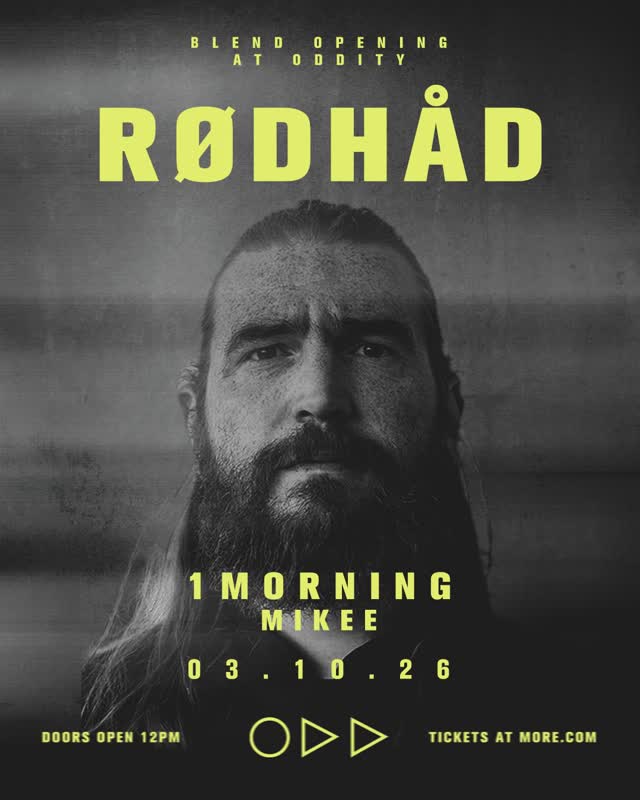 BLEND OPENING with RØDHÅD (5 HOURS SET)