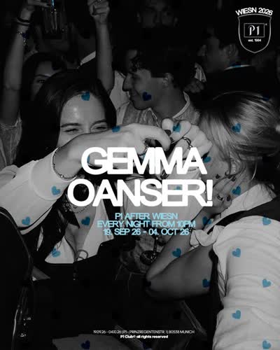 P1 After Wiesn / GEMMA OANSER!