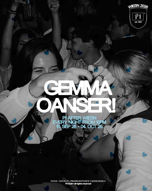 P1 After Wiesn / GEMMA OANSER!