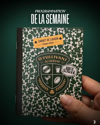 TON EMPLOI DU TEMPS BACK TO SCHOOL EST ARRIVÉ