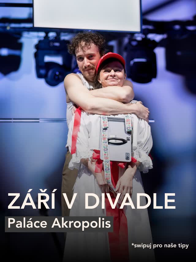 Říkal tady někdo divadlo? 🎭 Září v Akropoli bude pro všechny jeho příznivce. Budeme totiž hrát... hodně. 😄Těšení! ❤️