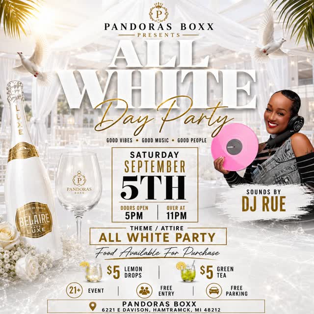 ALL WHITE DAY PARTY
