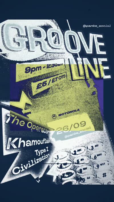 GROOVE LINE RETURNS TO PANKE SOCIAL — 26/09