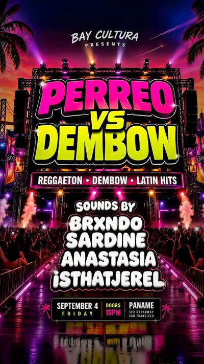 PERREO VS DEMBOW at PANAME - Labor Day Weekend