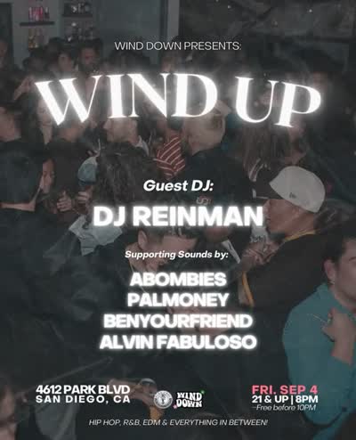 start your 3-day weekend with us at Wind Up!! we’re dancing and partying all night long 💃🏽🪩