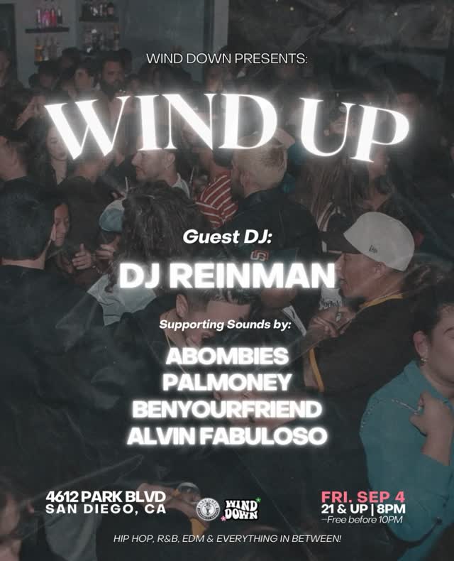 start your 3-day weekend with us at Wind Up!! we’re dancing and partying all night long 💃🏽🪩