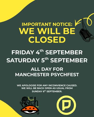 Manchester Psychfest Closure Notice