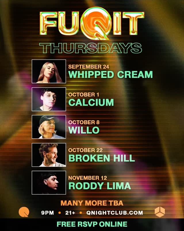 FUQIT: Free Shows on Select Thursdays