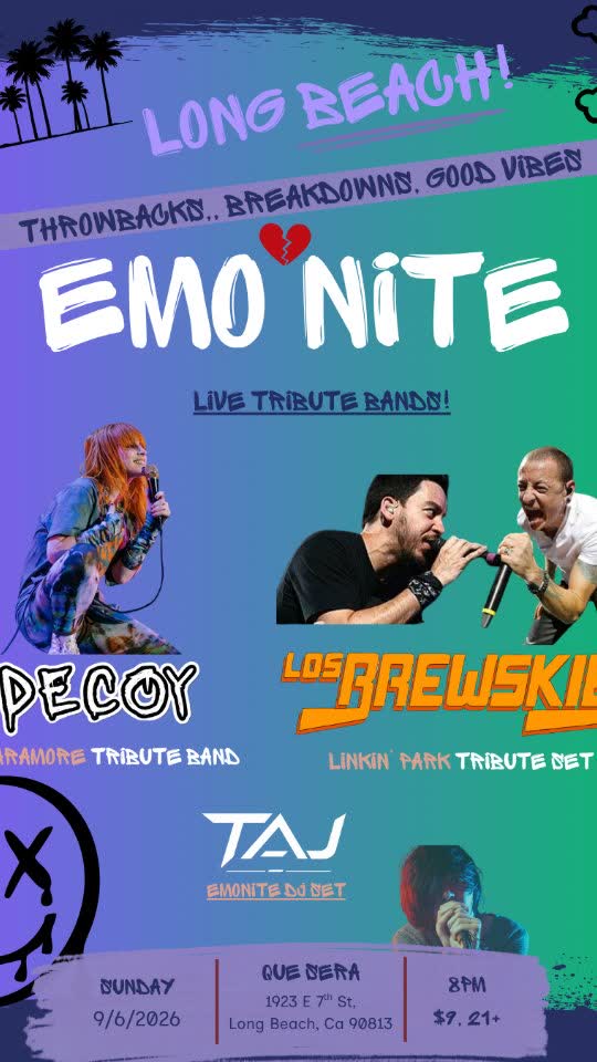 Labor Day Weekend Tribute to Paramore and Linkin Park with DJ Taj