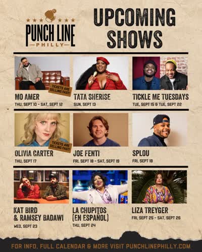 Upcoming Shows at Punch Line Philly