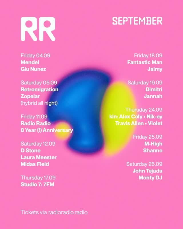 Radio Radio September Lineup