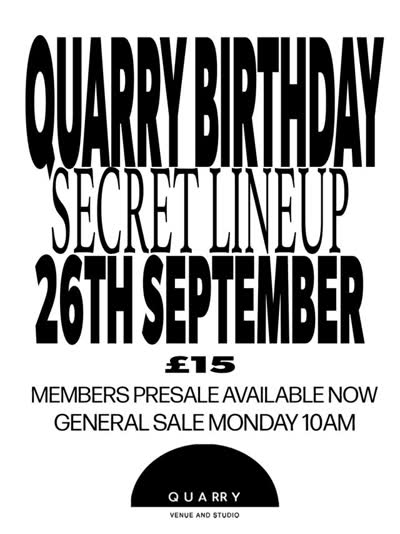 Quarry Birthday Secret Lineup
