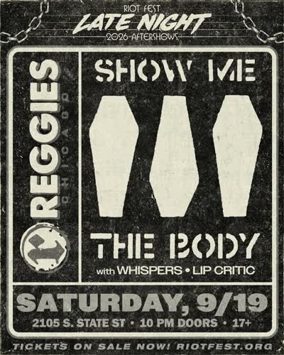 Riot Fest Late Night show