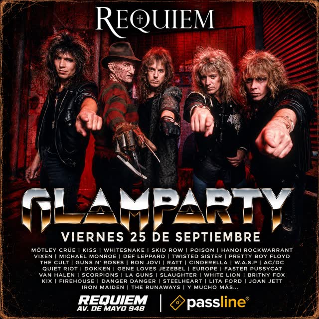 GLAM PARTY: HARD ROCK & 80s