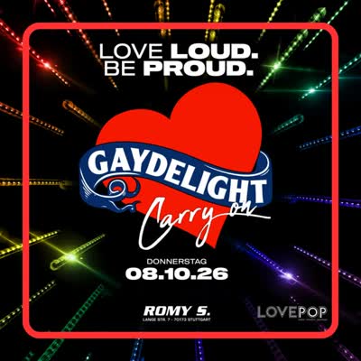 GAYDELIGHT CARRY ON / After-Show Party