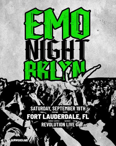 EMOS UNITE! @emonight_bk is coming back to Revolution Live on September 19th!